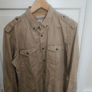 Banana Republic Heritage Collection -- Desert Khaki Shirt - Large